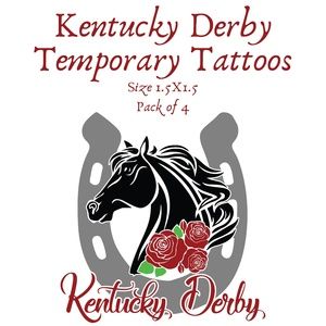 Kentucky Derby Temporary Tattoos